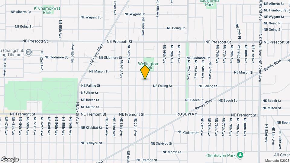 3932 NE 66th Ave Map and Location Details