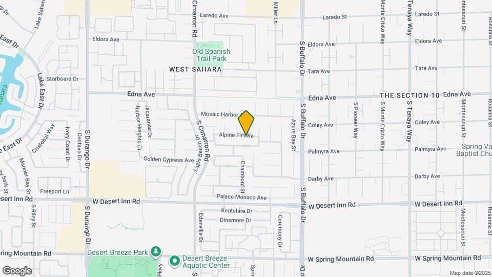 8013 Alpine Fir Ave Map and Location Details