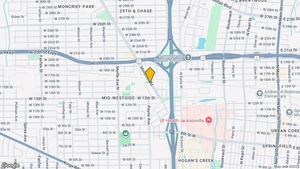 2532-2534 Moncrief Rd Map and Location Details