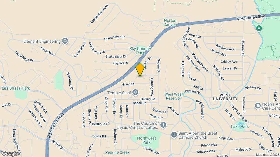 2644 Sunray Dr Map and Location Details