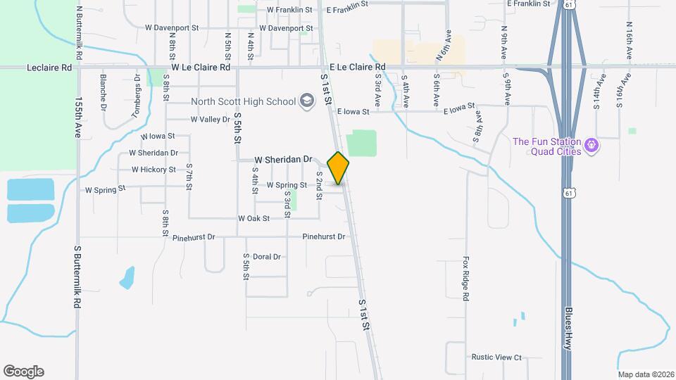 114 W Spring St Map and Location Details