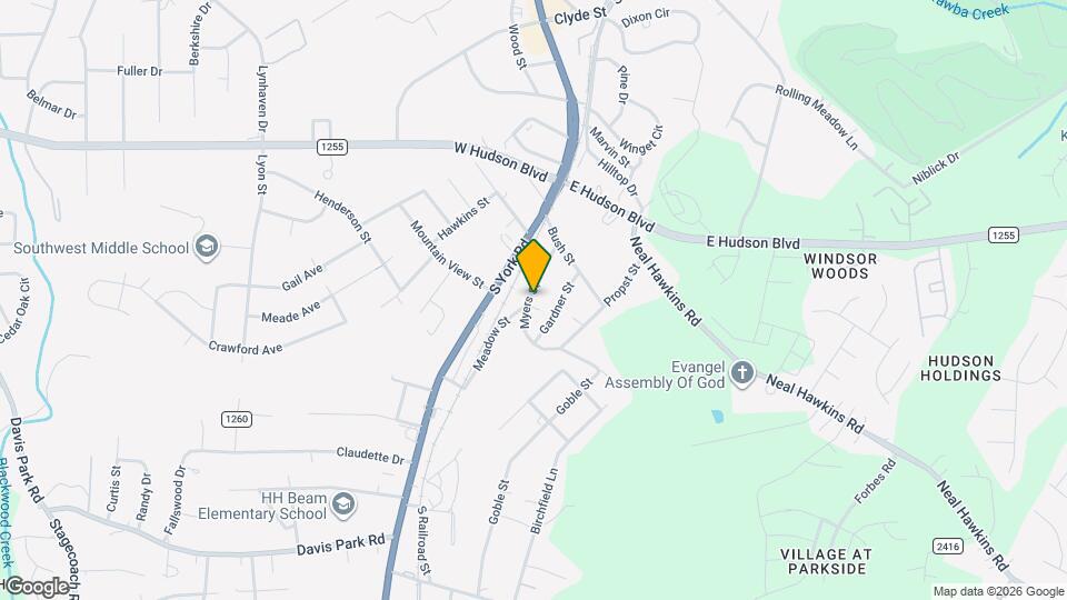 2443 Myers St Map and Location Details