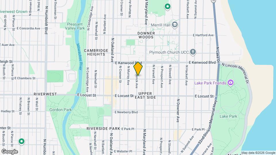 3002 N Frederick Ave Map and Location Details