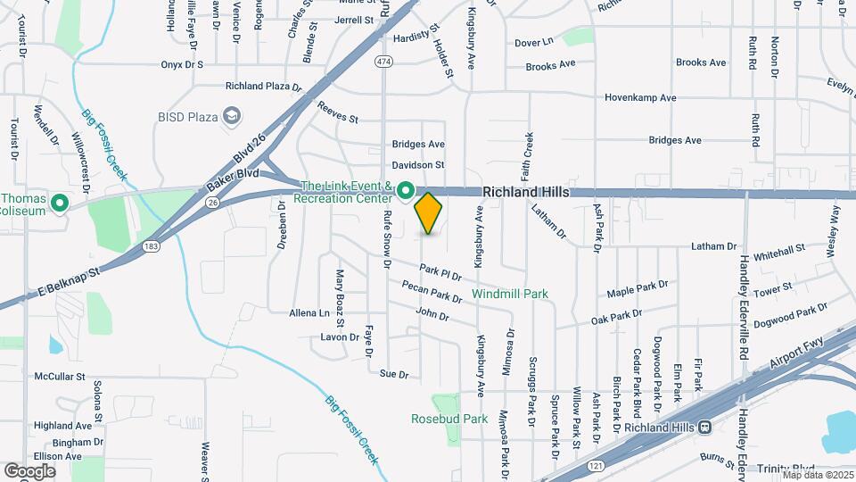 3216 Matthews Dr Map and Location Details