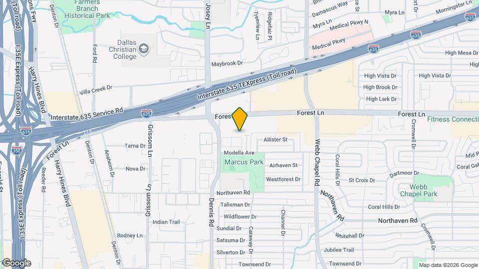 2961 N Bend Dr Mapa y Detalles de la Ubicación
