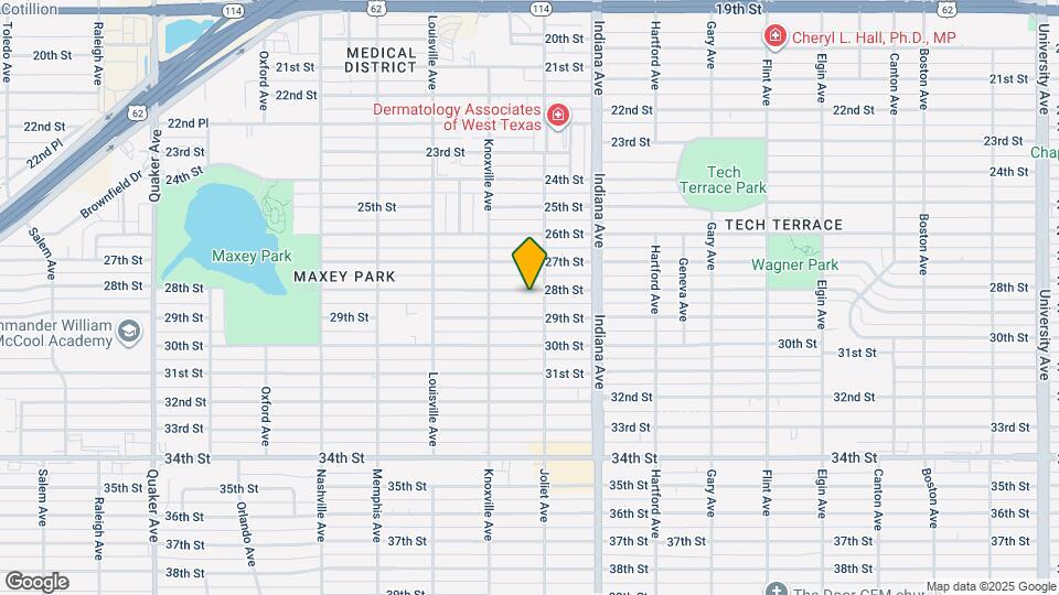 3505 28th St Map and Location Details