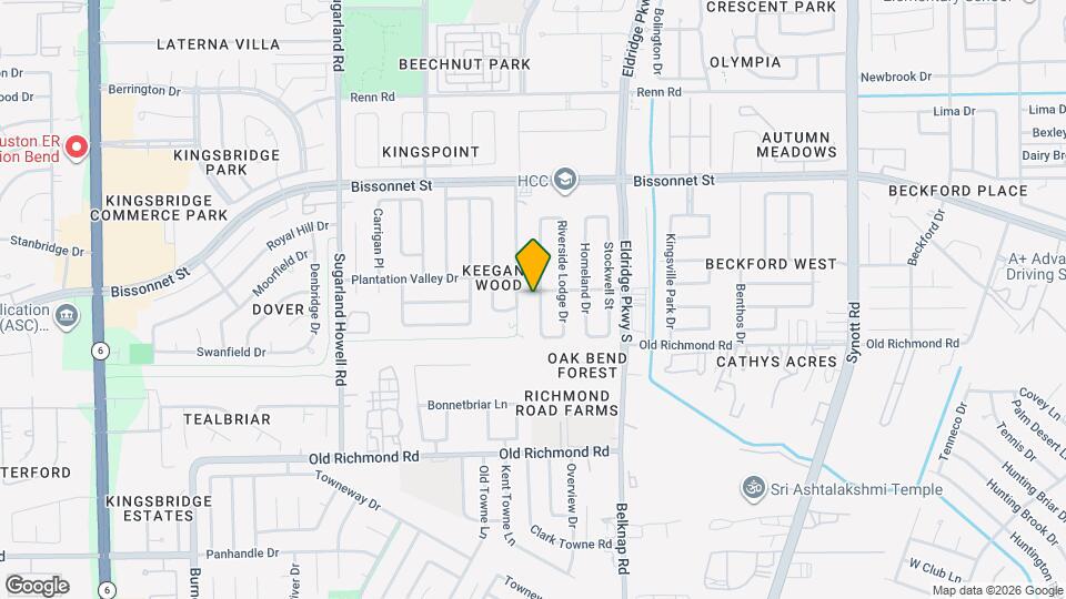 9506 Wellsworth Dr Map and Location Details