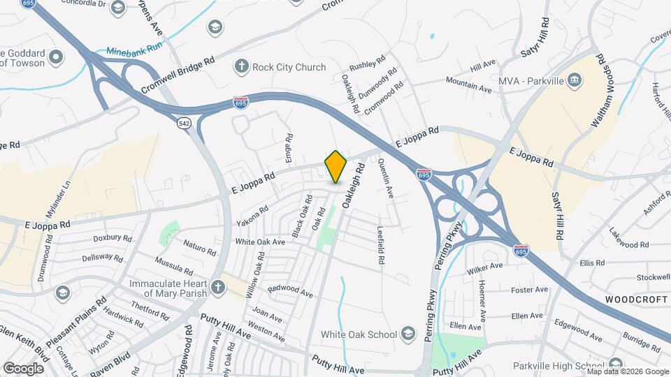 1870 Yakona Rd Map and Location Details