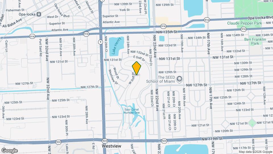 12779 NW 24th Ave Map and Location Details