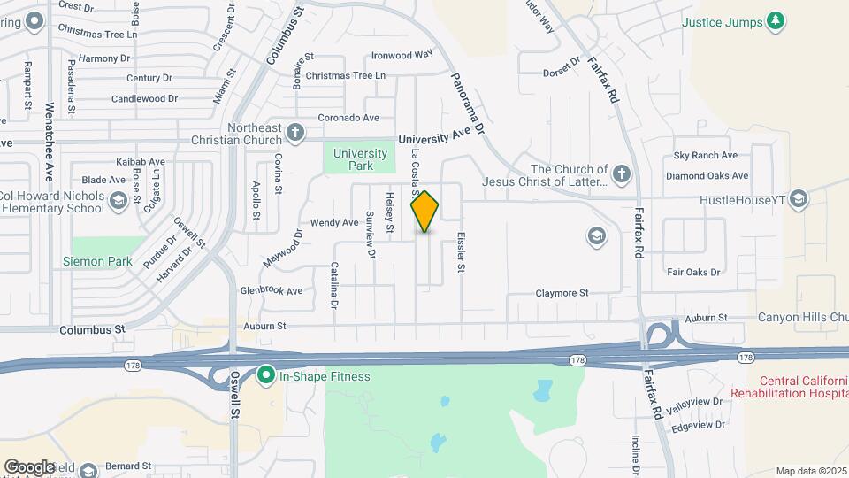 3009 La Costa St Map and Location Details