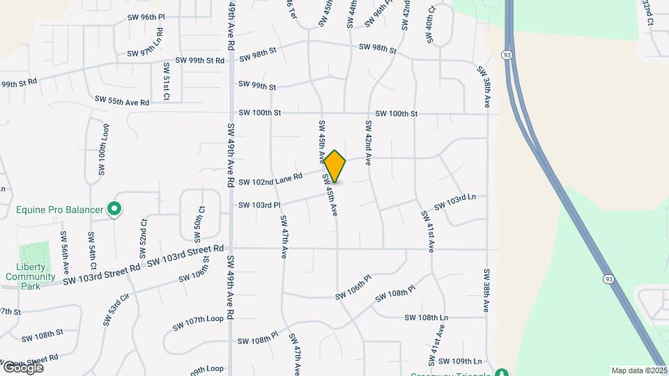 10331 SW 45th Ave Map and Location Details