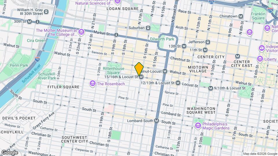 1602 Locust St Map and Location Details