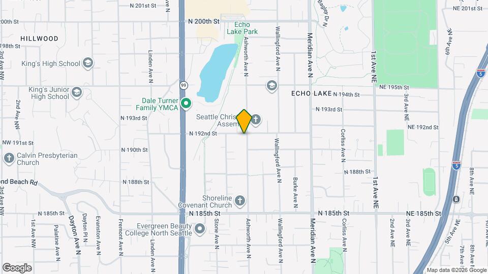1333 N 192nd St Mapa y Detalles de la Ubicación