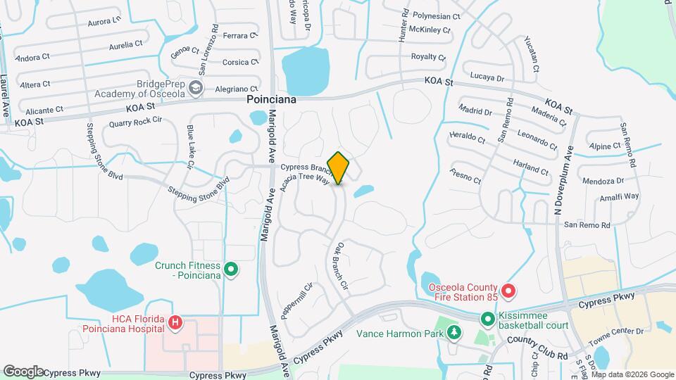 468 Acacia Tree Way Map and Location Details