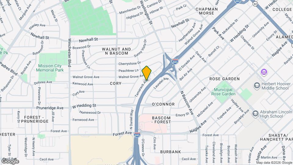 956 Tamarack Ave Map and Location Details