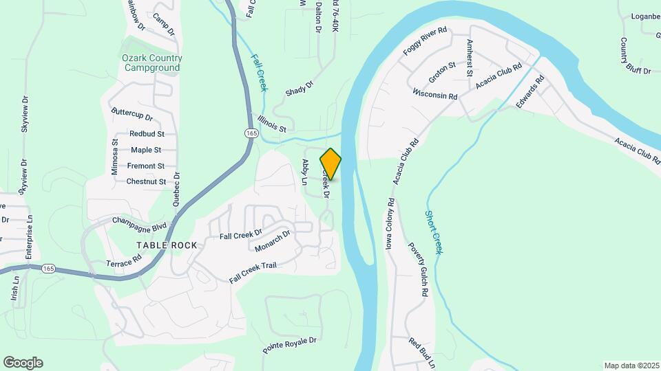 440 Fall Creek Dr Map and Location Details