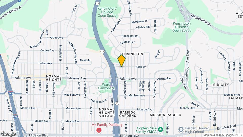 4757 Terrace Dr Map and Location Details