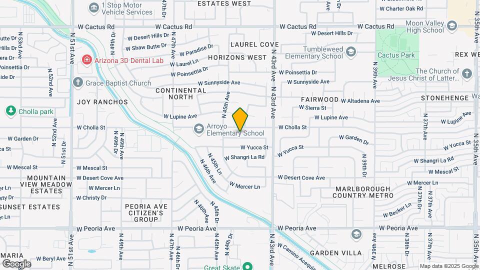 4412 W Garden Dr, Unit 1669-A Map and Location Details