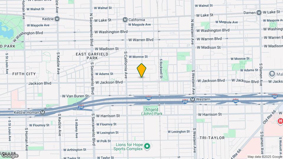 2700 W Jackson Blvd Map and Location Details