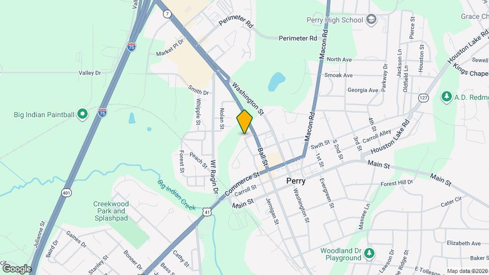 801 Carey St Map and Location Details