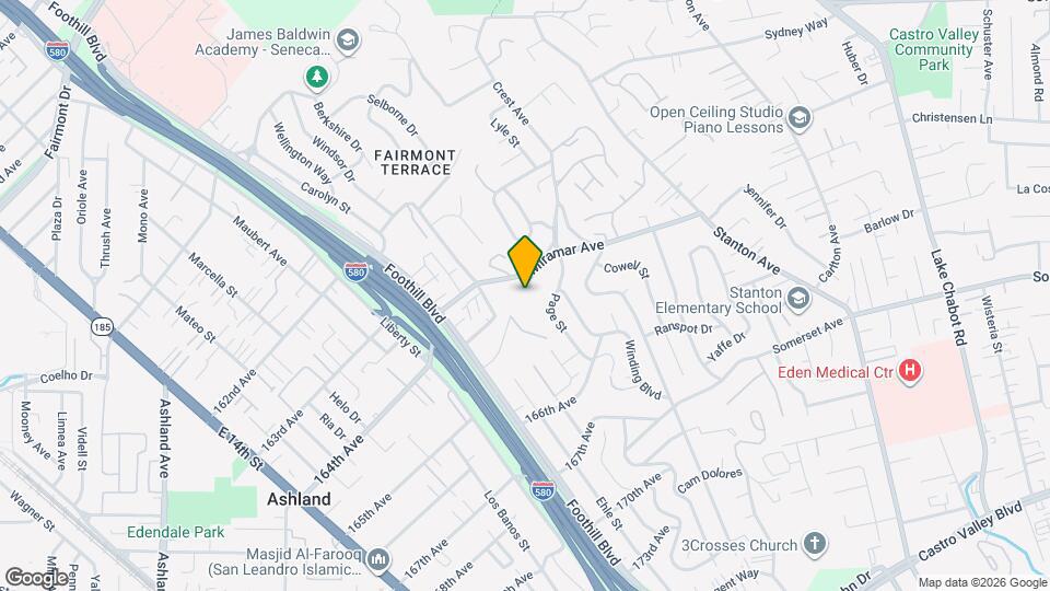 2300 Miramar Ave Map and Location Details