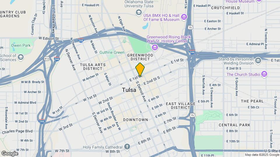 310 E 1st St Map and Location Details