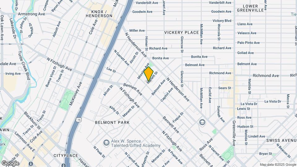 5110 Manett St Map and Location Details