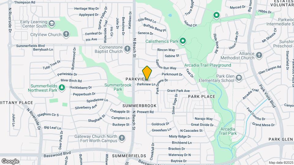 4609 Parkview Ln Map and Location Details