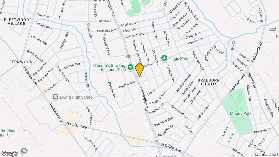 1656 Pennington Rd Map and Location Details