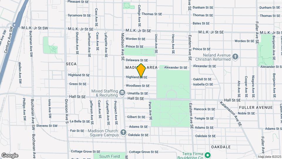 500 Highland St SE Map and Location Details