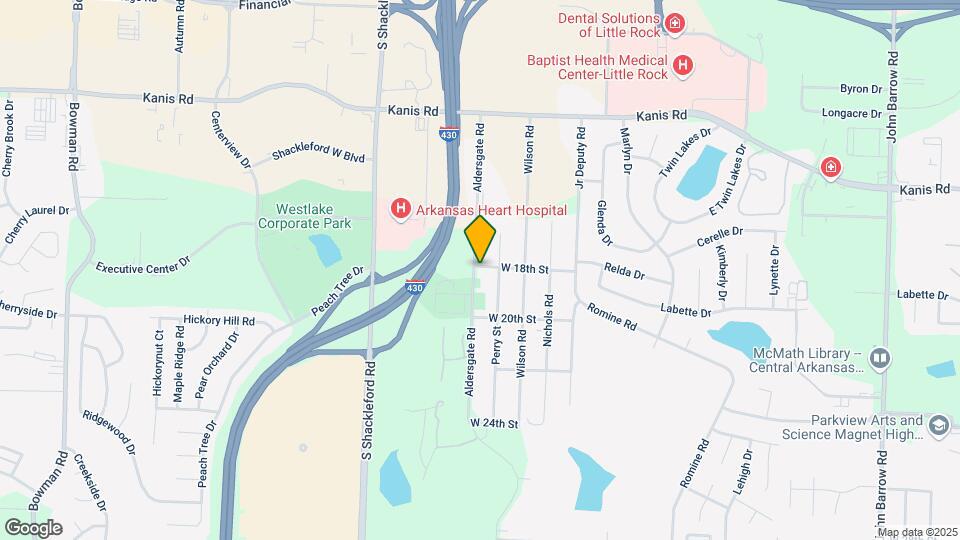 1801 Aldersgate Rd Map and Location Details