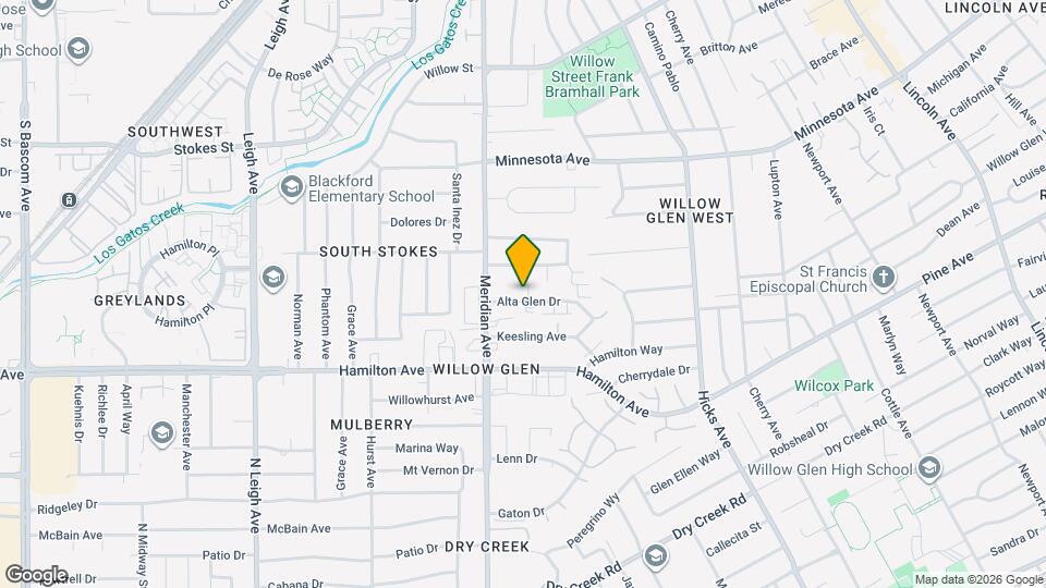 1567 Alta Glen Dr Map and Location Details