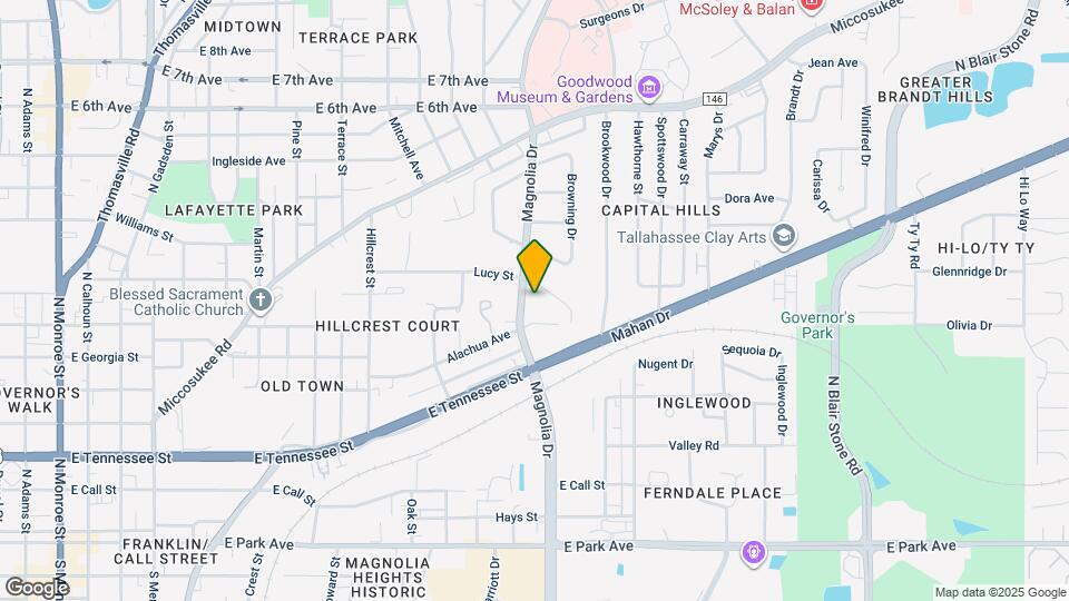 617 N Magnolia Dr Map and Location Details