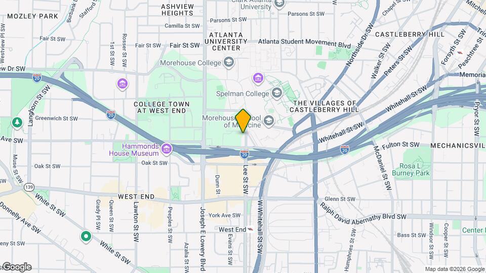 Entra West End Mapa y Detalles de la Ubicación