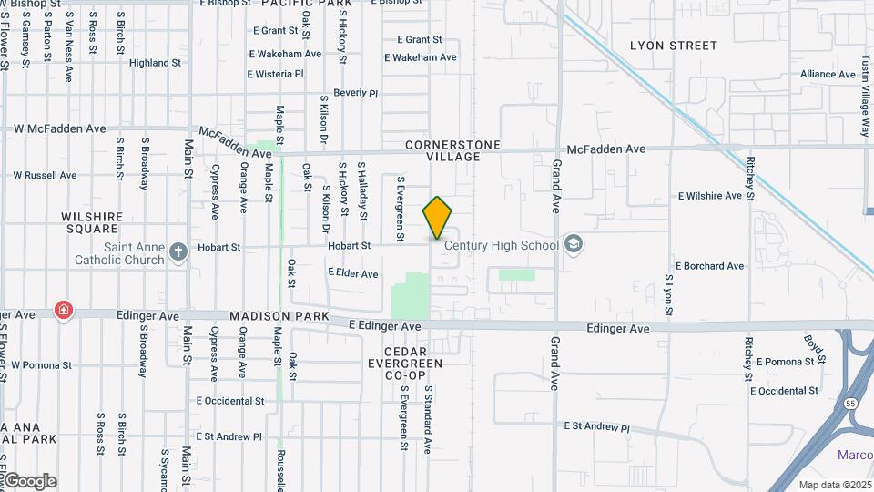 1421 S Standard Ave Map and Location Details