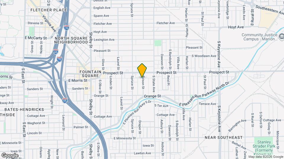 1124 Evison St Map and Location Details
