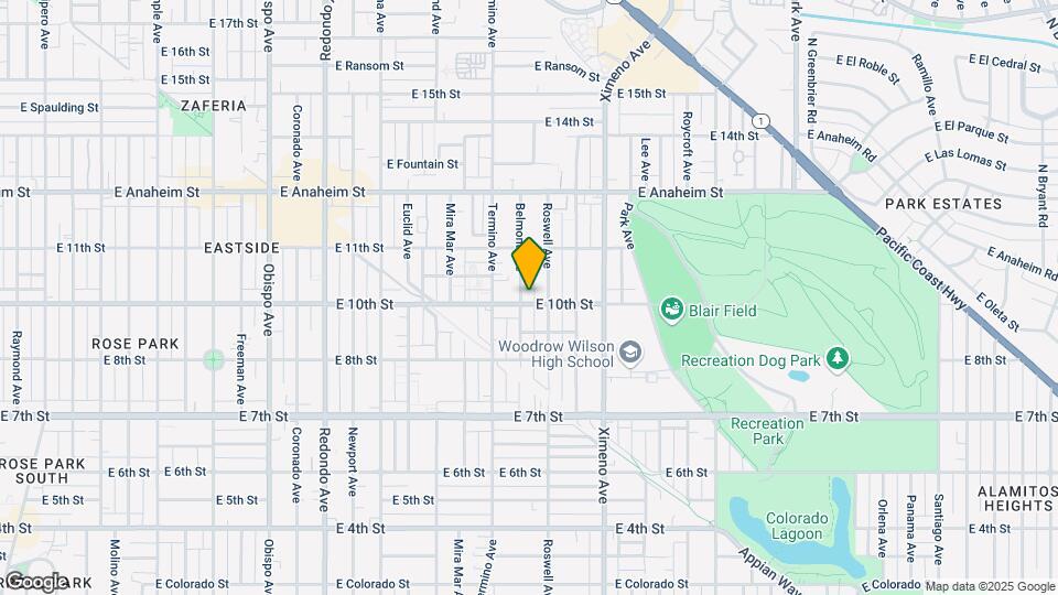 4107 E 10th St Map and Location Details