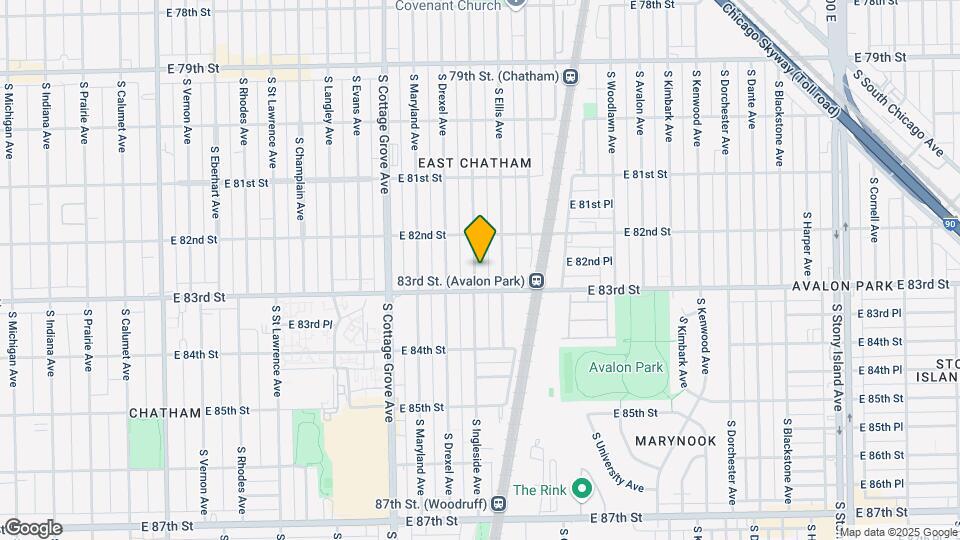8237 S Ingleside Ave Map and Location Details