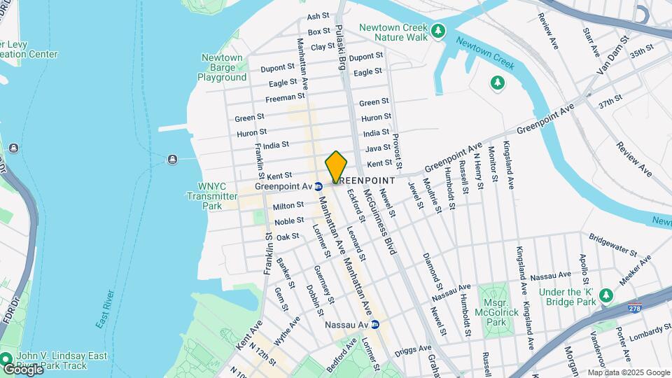 180 Greenpoint Ave Map and Location Details