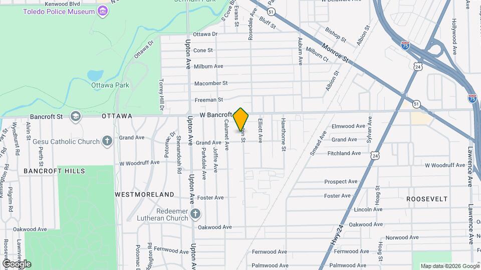 2117 Clinton St Map and Location Details