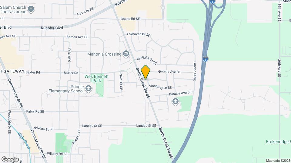 5423 Monterey Dr SE Map and Location Details