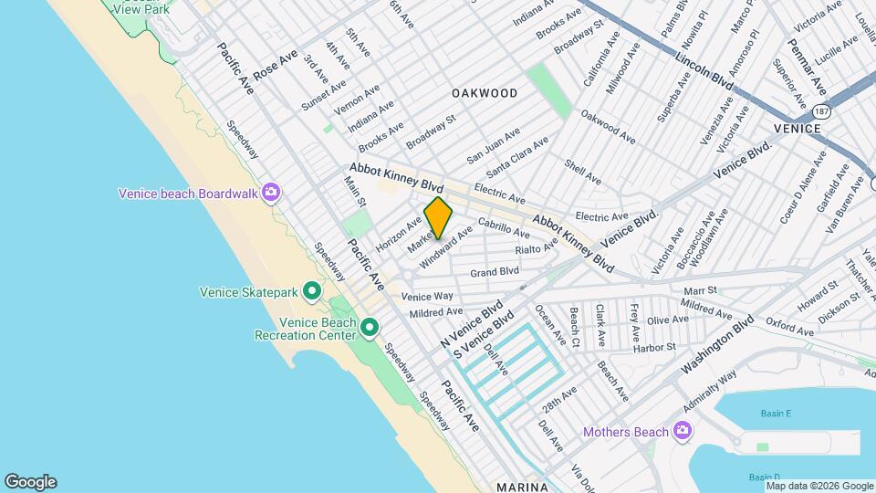 257 Windward Ave, Unit B Map and Location Details