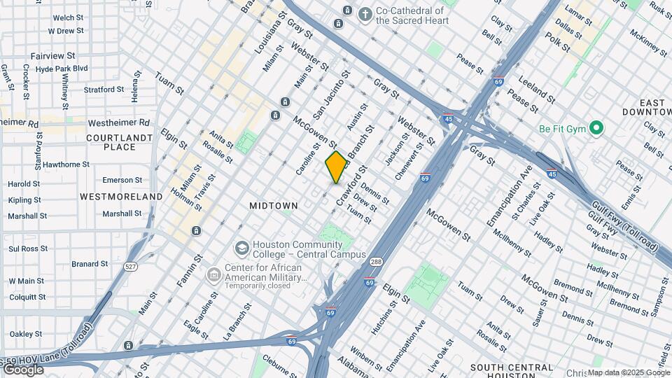2809 La Branch St Map and Location Details