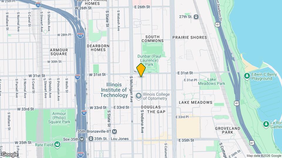 3120 S Indiana Ave Map and Location Details