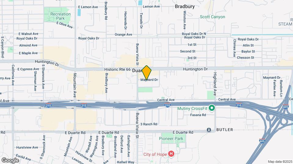 1332 Maynard Dr Map and Location Details