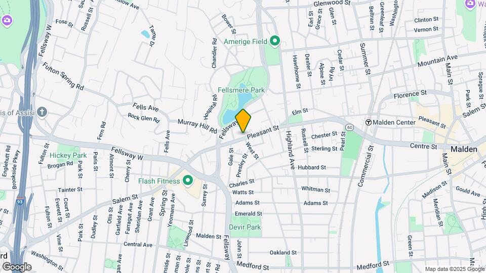 529-A-C Pleasant St Mapa y Detalles de la Ubicación