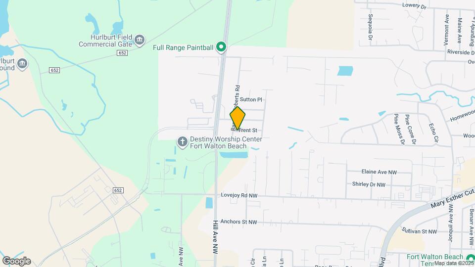 1602 Trent St Map and Location Details