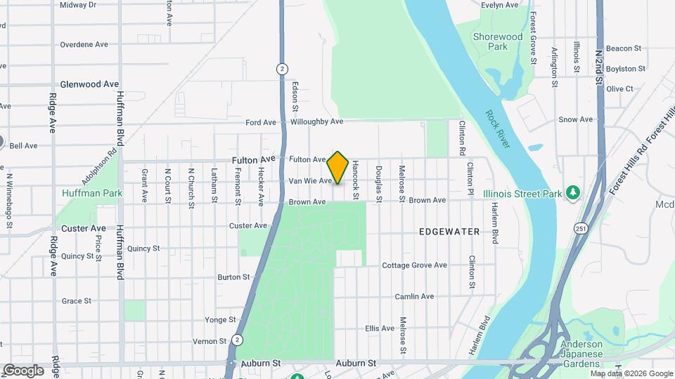 2213 Logan St Map and Location Details