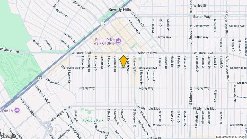 200 S Rodeo Dr Map and Location Details