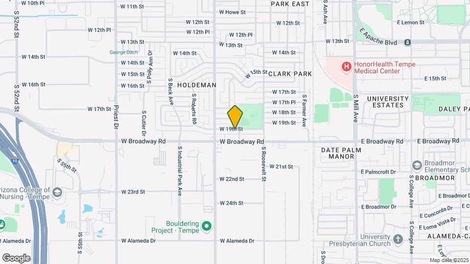 713 W 19th St Map and Location Details